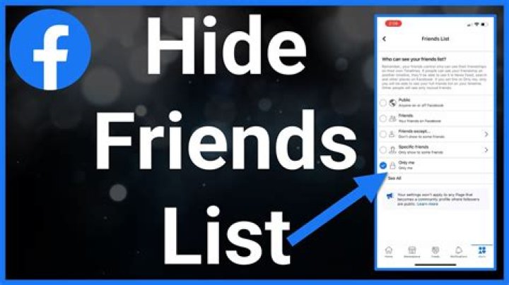 How can I hide my Facebook friends?