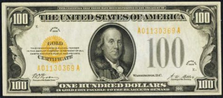 How much is a $100 bill from 1928 worth?