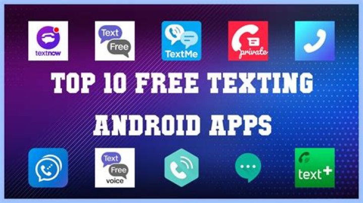 Is there a free texting app without WiFi?