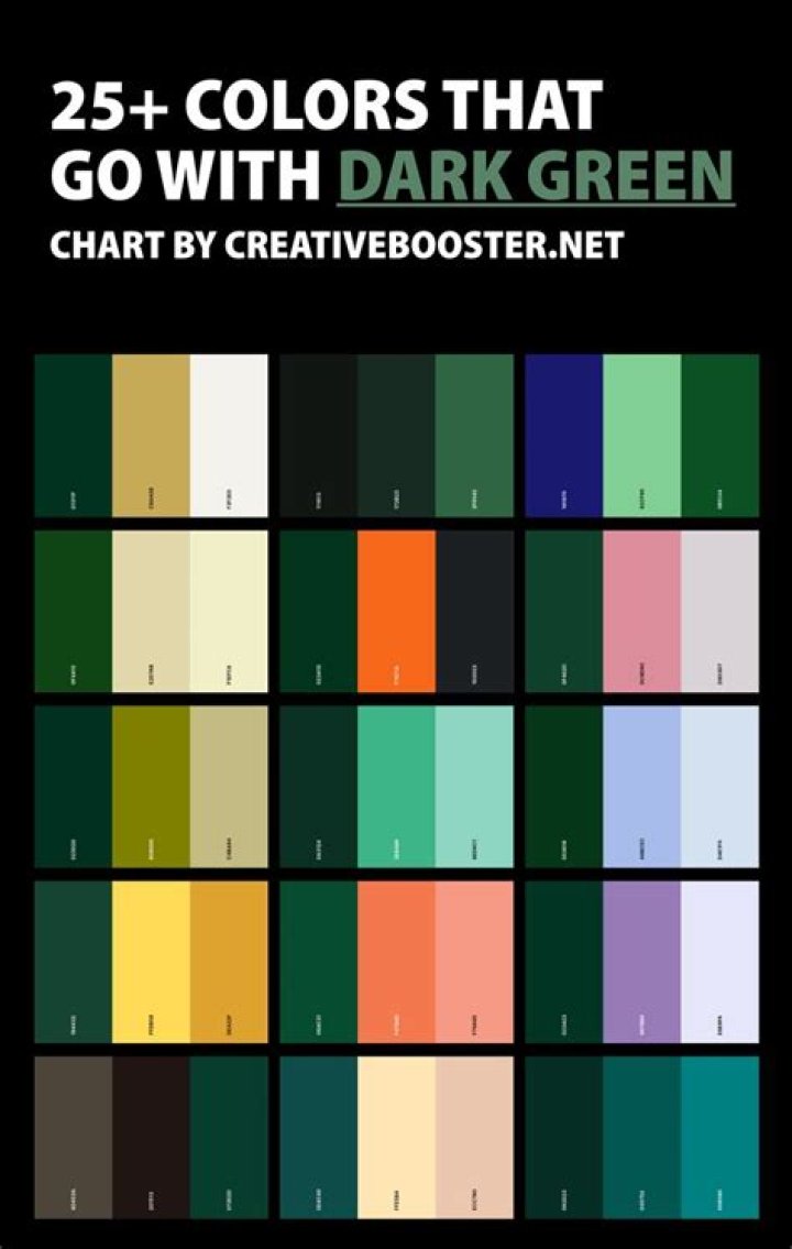 What matches with the color green?